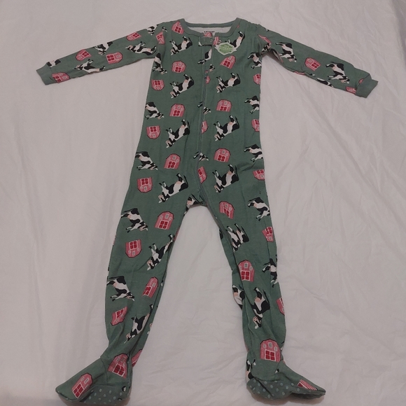 LEVERET 100% ORGANIC KID'S FOOTED PAJAMA💥💥❤️💥💥 - Picture 1 of 7